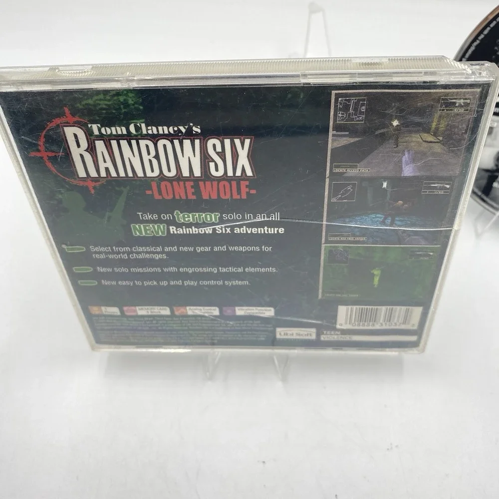 Tom Clancy's Rainbow Six:‎ Lone Wolf - Sony PlayStation 1, 2002 - Complete - PS1